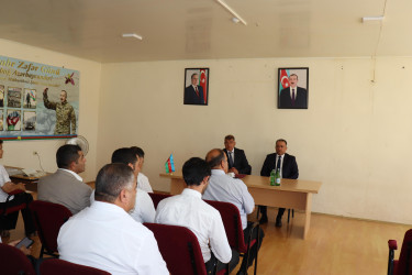 Qovlarsarı kənd sakinləri ilə səyyar görüş keçirilib.