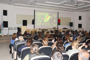 Samuxda Ümummilli Lider Heydər Əliyevin anadan olmasının 102-ci ildönümü qeyd olunub