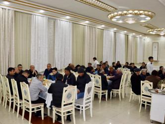 Samuxda Ramazan ayı münasibəti ilə dəfə iftar süfrəsi açılıb