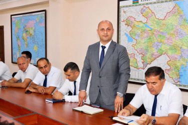 Samuxda kənd təsərrüfatının inkişafına dair 2026-2030-cu illəri əhatə edən İş Planının hazırlanması ilə bağlı müşavirə keçirilib