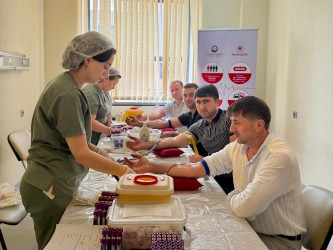 Samuxda növbəti qanvermə aksiyası keçirilib.