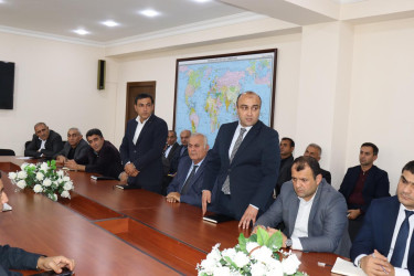 Samux rayonunda payız-qış mövsümünə hazırlığın vəziyyəti müzakirə olunub