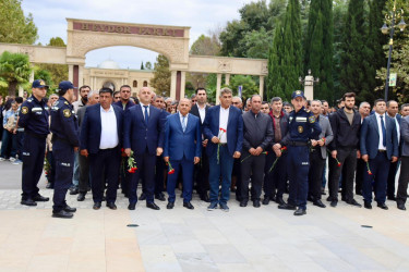 27 sentyabr 2025-ci il tarixdə Samux şəhərində Samux Şəhidləri Kompleksinin önündə “Anım günü”nə həsr olunmuş ümumrayon tədbiri keçirilib.