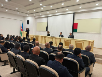Samux rayonunda Prezident İlham Əliyevin Yeni Azərbaycan Partiyasının VIII Qurultayındakı nitqindən irəli gələn vəzifələrə dair müşavirə keçirilib