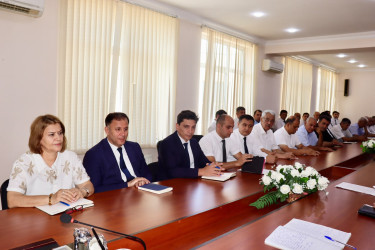 Samuxda kənd təsərrüfatının inkişafına dair 2026-2030-cu illəri əhatə edən İş Planının hazırlanması ilə bağlı müşavirə keçirilib