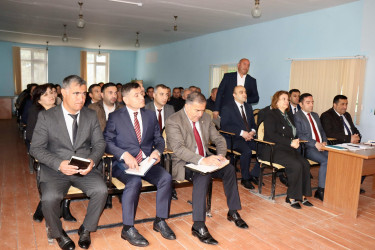 Samux şəhər sakinləri ilə səyyar görüş keçirilib.