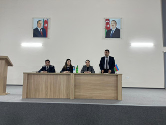 Samuxda “Narkomaniya ilə mübarizə” və “Erkən nikah və bunun təhsil həyatına təsiri” mövzusunda tədbir keçirilib.