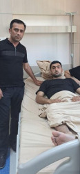 Azərbaycan Silahlı Qüvvələrinin Baş Klinik Hospitalında Samux rayonundan olan yaralı əsgərlərimiz ziyarət olundu.