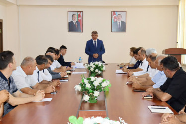 Samuxda kənd təsərrüfatının inkişafına dair 2026-2030-cu illəri əhatə edən İş Planının hazırlanması ilə bağlı müşavirə keçirilib
