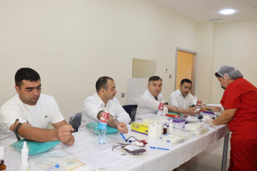 Samux rayonunda “Talassemiyasız həyat naminə” proqram layihəsi çərçivəsində qanvermə aksiyası keçirilib.