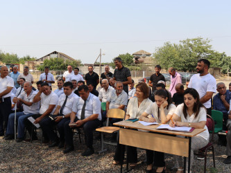 Samuxda Aşağı Ağasıbəyli kənd sakinləri ilə səyyar görüş keçirilib.
