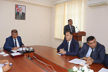 Samux rayonunda payız-qış mövsümünə hazırlığın vəziyyəti müzakirə olunub