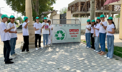 Samuxda "Yaşıl dünya naminə həmrəylik ili" və “Təmiz Ölkəm” layihəsi çərçivəsində təmizlik aksiyası keçirilib