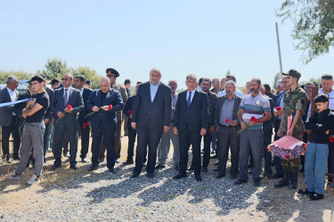 Antiterror əməliyyatlarında şəhid olmuş Qarayev İlkin Yusif oğlunun şəhadətinin ildönümü münasibətilə anım mərasimi keçirilib.