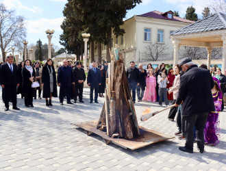 Samuxda Novruz bayramı münasibətilə ümumrayon tədbiri keçirilib.