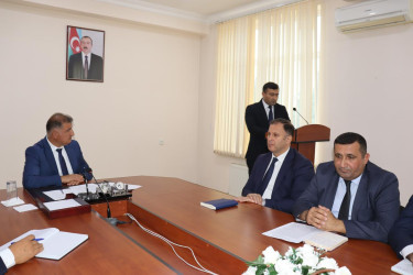 Samux rayonunda payız-qış mövsümünə hazırlığın vəziyyəti müzakirə olunub