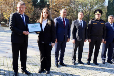 21 noyabr 2025-ci il tarixində Samux rayonunda“Ədliyyə işçilərinin peşə bayramı” günü münasibətilə tədbir keçirilib.