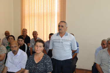 Samuxda Qarabağlar kənd sakinləri ilə növbəti səyyar görüş keçirilib.