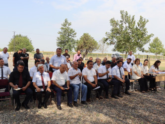 Samuxda Aşağı Ağasıbəyli kənd sakinləri ilə səyyar görüş keçirilib.